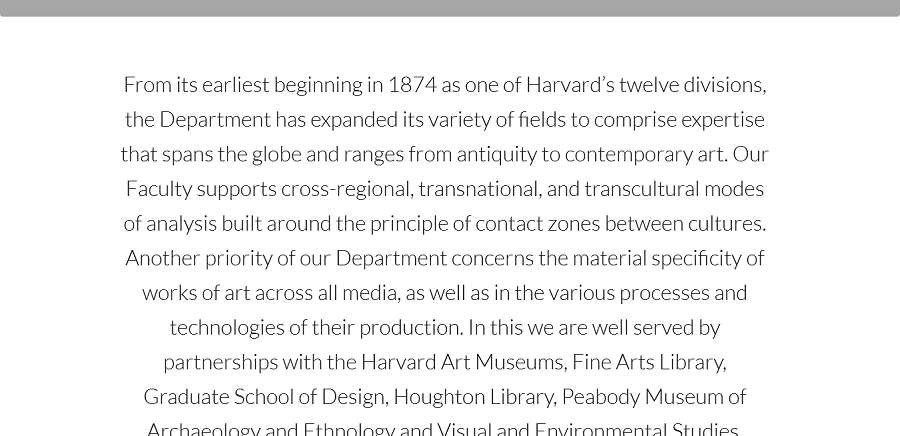 Harvard University History of Architecture