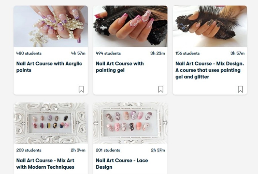 nail classes online free