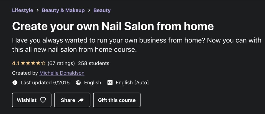 free online nail courses