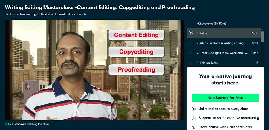 proofreading and editing courses online
