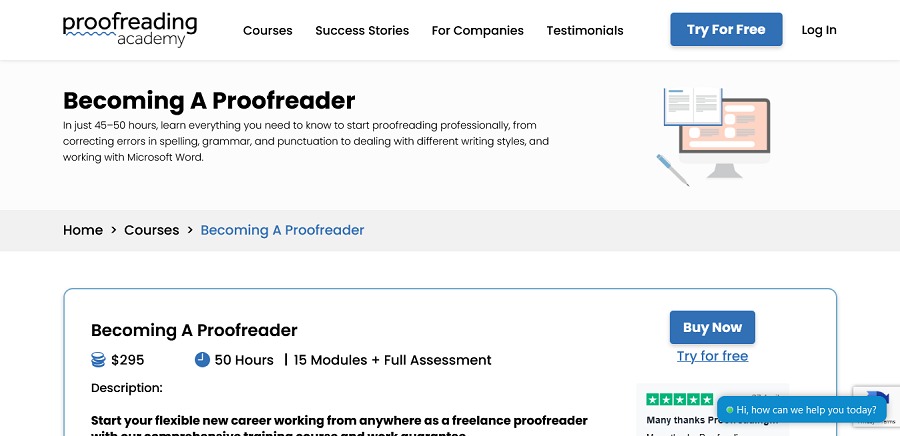 online proofreading courses free