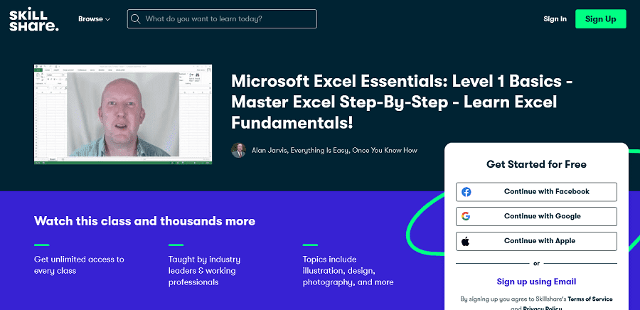 best free excel courses