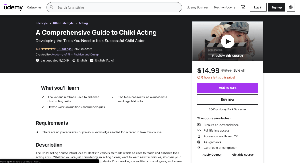 best acting classes online