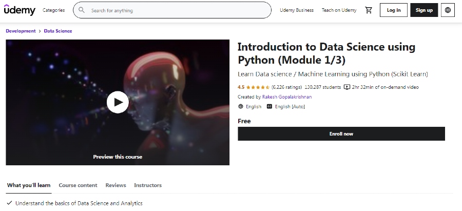 udemy free course
